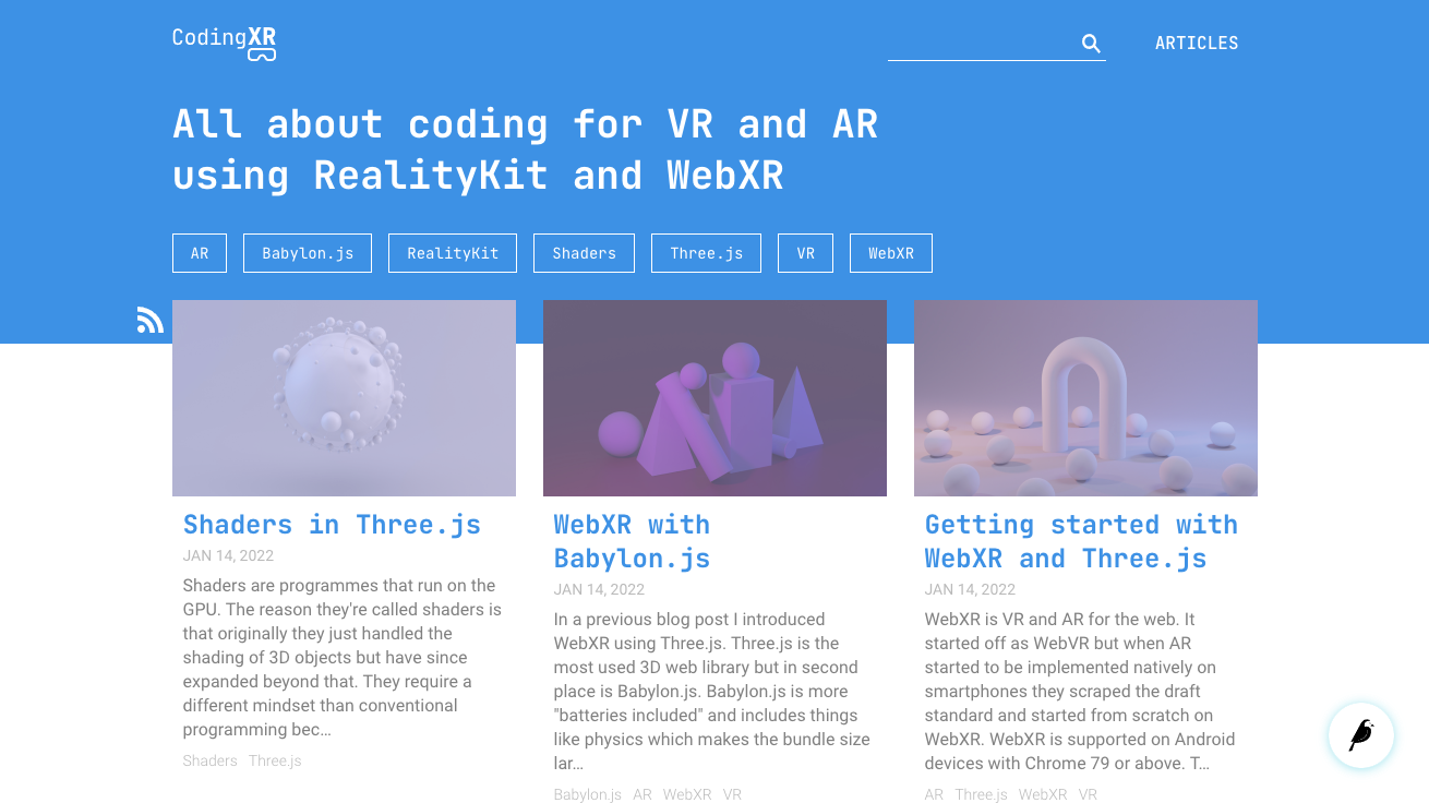 Coding XR screenshot