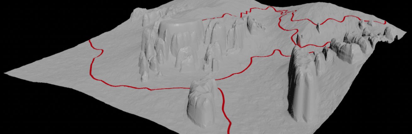Terrain roads